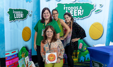 Celebran los avances en las destrezas de lectura y escritura de los estudiantes de kindergarten a tercer grado en Puerto Rico