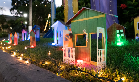 Entre música, luces y algarabía se celebró la Navidad en la IUPI